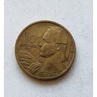Югославия 10 динаров, 1955