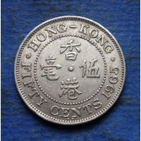 Гонконг Британская колония 50 центов 1965