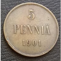 5 пенни 1901
