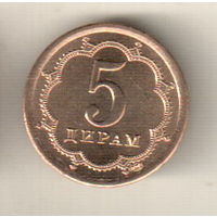 Таджикистан 5 дирам 2006