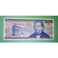 Банкнота 50 песо Мексика 1981 г.