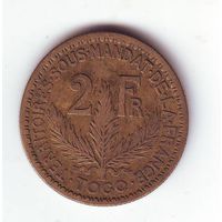 Того. 2 франка 1924 г.