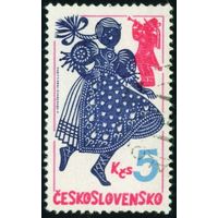Национальная графика (вырезки из бумаги) Чехословакия 1980 год 1 марка