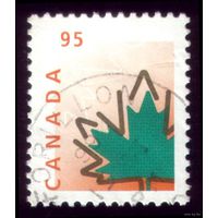 1 марка 1998 год Канада Кленовый лист