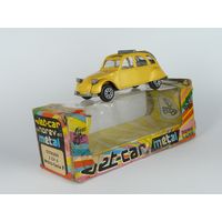 569 - Norev Jet Car 843 Citroen 2CV 6 Yellow 1/43 Rare