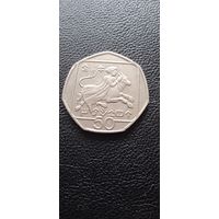 Кипр 50 центов 1993 г.