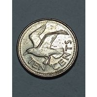 Барбадос 10 центов 1998 года