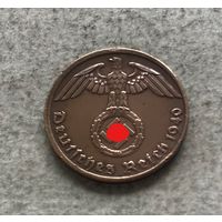 Германия Третий рейх 1 пфенниг 1940 (А - Берлин) бронза