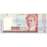 Коста Рика 2000 колон образца 2003 года UNC p265d