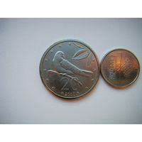 Острова Кука 20 центов 2010г.