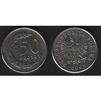 Польша y281 50 грош 2009 год (mw) (f0