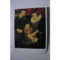 Антонис ван Дейк; Семейный портрет; 1983, на обороте -- описание.