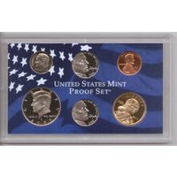 Годовой набор монет США 2005 г. с одним долларом Сакагавея "Парящий орел" двор S (1; 10; 25; 50 центов + 1 доллар) _Proof Set
