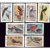 8 марок 1979 год Вьетнам Райские птицы Беззубцовки