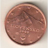 Словакия 2 евроцент 2009