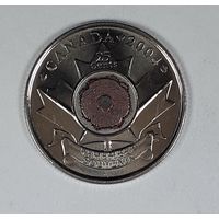 Канада 25 центов 2004 День памяти