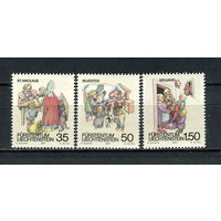 Лихтенштейн - 1990 - Традиции и обычаи - [Mi. 1008-1010] - полная серия - 3 марки. MNH.  (Лот 113CQ)