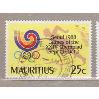 Спорт Олимпийские игры - Сеул, Южная Корея Маврикий 1988 год  лот 16