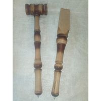 Молоток и лопатка деревянные для кухни # 1