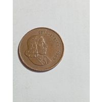 ЮАР 2  цента  1965  года .