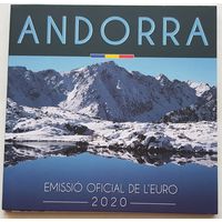 Андорра 2020  Официальный Годовой набор Евро монет BU
