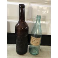 Бутылки.Гродно 1940-е годы.цена за две.