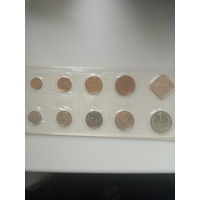 Банковский набор монет 1989г ЛМД