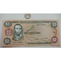 Werty71 Ямайка 2 доллара 1993 банкнота