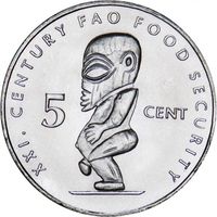 Острова Кука 5 центов 2000 UNC