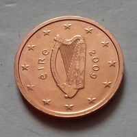 1 евроцент, Ирландия 2009 г., AU
