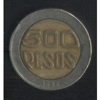 Колумбия 500 песо 1996 г. (*). Сохран!!!