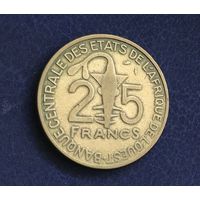 Западная Африка 25 франков 1978
