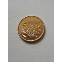 Польша.5 грошей 2006 г.