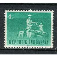 Индонезия - 1964 - Транспорт и коммуникации 4R - [Mi.438] - 1 марка. MNH.  (Лот 40Fg)-T25P11