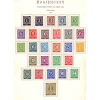 Германия Сборный лот (3 скана) С 1 РУБ */** 1946-1948 гг
