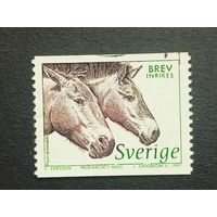 Швеция 1997. Животные Северной Европы. Лошади