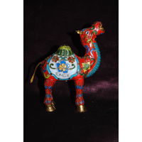 Верблюд из - Туниса/TUNISIE - латунь, красочная горячая эмаль - качественно изготовленный сувенир!