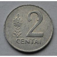 Литва 2 цента, 1991 г.