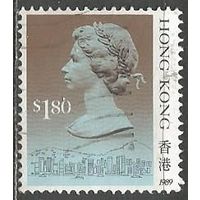 Гонконг. Королева Елизавета II. 1987г. Mi#549.