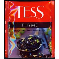 Чай Tess Thyme (черный с чабрецом и цедрой лимона) 1 пакетик