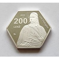 Метохия Албания 200 лек 2019 г Шестиугольная