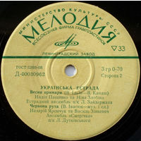 Various, Украiнська Естрада, МИНЬОН 1971
