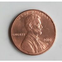 США 1 цент 2010 г. D