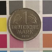 Германия 1 марка 1978 F