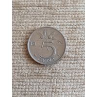 Нидерланды. 5 центов 1979 год.
