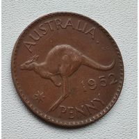Австралия 1 пенни, 1952 Точка после "AUSTRALIA" 2-18-12
