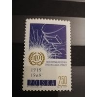 Польша 1969 50 лет Международной организации труда