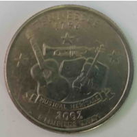 25 центов (квотер) 2002 года, штат Теннесси