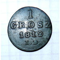 1 грош 1812 ib