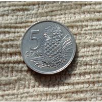 Werty71 Самоа и Сисифьо 5 сене центов 2000 Ананас
